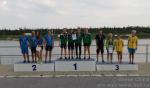 vyhlášení 4x1250 mix žactvo - 1. Sýkorová, Krejčíková, Chára, Šimsa R.