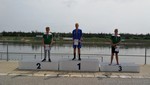 vyhlášení MČR 5km kadeti 2005 - 2. Denis Tikovský, 3. David Lahoda