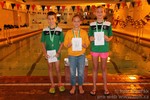 vyhlášení nejmladšího žactva - 1. Mia Srbová, 2. Ondra Zámečník, 3. Josefína Kočíková