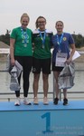 vyhlášení MČR 20 km ženy - 1. Julie Pleskotová, 2. Lenka Štěrbová
