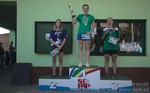 vyhlášení 5 km ženy - 1. Lenka Štěrbová a 3. Míša Štěrbová