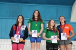vyhlášení 200P - 1. Natálka (zastoupila Áďa), 3. Alexandra Ferusová