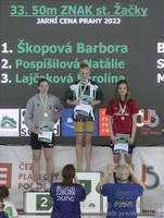 vyhlášení 50Z starší žačky - 1. Barbora Škopová