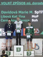 vyhlášení 100K mladší dorostenky - 3. Terka Čermáková