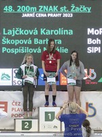 vyhlášení 200Z starší žačky - 2. Barbora Škopová