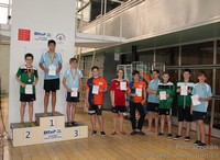 vyhlášení 2010 žáci - 2. Ondra Zámečník, 8. Simon Spusta, 9. Vašek Tichý