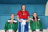 vyhlášení 50K - 2. Karla Škopová, 3. Natálie Škopová