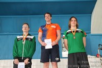 vyhlášení 200M - 2. Tomáš Reissmüller, 3. Ivan Boryslavskyi