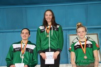 vyhlášení 100Z - 1. Natálie Škopová, 2. Karla Škopová, 3. Bára Škopová