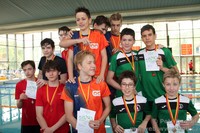 vyhlášení 4x50K žáci - 3. Adam, Simon, Ondra, Patrik