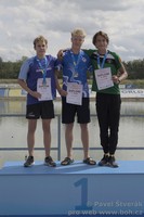 vyhlášení 5 km kadeti - 3. Jakub Štverák