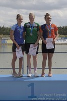 vyhlášení 5 km ženy - 1. Lenka Pavlacká