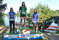 vyhlášení 1 km ženy - 1. Hana Jurčáková