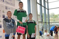 vyhlášení - 1. Jakub Renc, 3. Jakub Chára