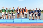 vyhlášení 5 km štafety OPEN - 2. Lenka Pavlacká, Vojislav Štěrba, Hana Jurčáková, Tomáš Reissmüller
