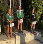 vyhlášení 50Z starší juniorky - 1. Natálie Zápotocká, 2. Karla Škopová