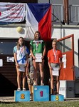 vyhlášení 10km mladší dorostenky - 1. Hana Jurčáková