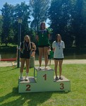 vyhlášení 3 km ženy - 1. Hana Jurčáková