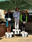 vyhlášení 5 km starší žákyně - 2. Josefína Pistulková