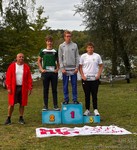 vyhlášení 10 km kadeti - 2. Václav Tichý