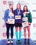 vyhlášení 1500 K mladší juniorky - 3. Mia Srbová