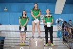 vyhlášení 400 K ženy - 1. Hana Jurčáková, 2. Tereza Čermáková a 3. Kateřina Lucbauerová