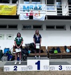 vyhlášení 10 km MČR starších dorostenek - 2. Hana Jurčáková